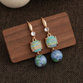 Trendy Mixed Texture Pearl Earrings