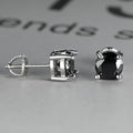 Timeless Round Cut Stone Stud Earrings
