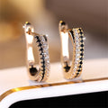 Classic Zirconia Drop Earrings