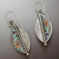 Vintage Bohemian Turquoise Earrings
