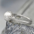 Twisted Freshwater Pearl Accent Ring