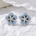 Azure Bloom Earrings