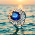 Deep Halo Ring - Adjustable