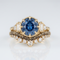 Vintage Sapphire Gold Ring