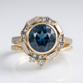 Blue Compass Ring