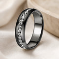 Inlaid Cubic Zirconia Fashion Ring