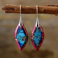 Boho Silver Dangle Earrings