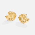 Anneliese Gold Mussel Shell Necklace