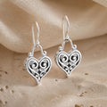 Exquisite Heart Drop Earrings