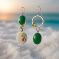 Silver Sabrina Drop Earrings
