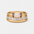 Theresa – Opal & Gold Ring