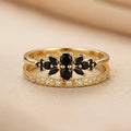 Minimalist Onyx Band Ring