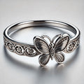 Ethereal Butterfly Floral Ring