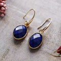 Iconic Oval Pearl Drop Earrings