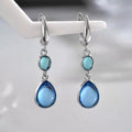 Elite Link Teardrop Pearl Earrings