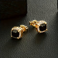 Iced Chics Square Zirconia Stud Earrings