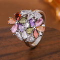 Colourful Petals Ring