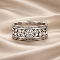 Exquisite White Gold Cubic Zirconia Ring