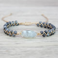 Elegant Natural Stone Charm Beaded Bracelet