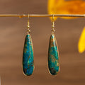 Unique Turquoise Water Drop Earrings