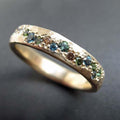 Vintage Gold Multi-Stone Ring