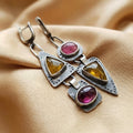 Vintage Triangle Earrings