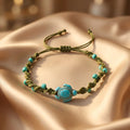Bohemian Turtle Beaded Rope Bracelet