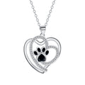 Cute Paw Print Collarbone Necklace