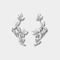 Michaela - Vintage Silver Earrings