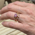 Petalheart Garden Ring Set | Gold