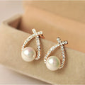Pearl Earrings with Sparkle