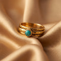 Bohemian Layered Turquoise Stone Ring