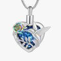 Hummingbird Heart Urn Necklace