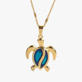 Ocean Dreams Blue Turtle Necklace