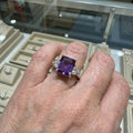 Trinity Amethyst Ring | White Gold