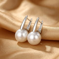 Vintage Gold Pearl Earrings
