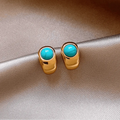 Timeless Copper and Turquoise Earrings