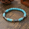 Bohemian Turquoise Beaded Bracelet