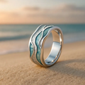 Aurora Ring from Ocean Waves and the Shore