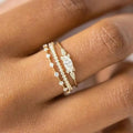 Mila Gold Ring Set
