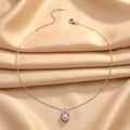 Heart-Shaped Cubic Zirconia Necklace