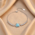 Sea Turtle Bracelet with Synthetic Cubic Zirconia