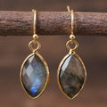 Vintage Labradorite Drop Earrings