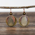 Bohemian Vintage Round Drop Earrings