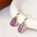 Refined Triangle Pearl Earrings