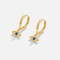 Luana – Gold Pearl Hoop Earrings