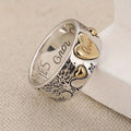 Vintage Bohemian Heart Ring