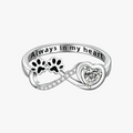 Paw Infinity Ring