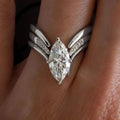 Marquise-Cut Ring Set
