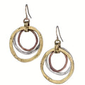 Multicolour Vintage Hoop Earrings
